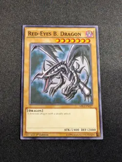Yugioh - Red-Eyes B. Dragon MIL1-EN027 1st Edition Common NM - Image 1