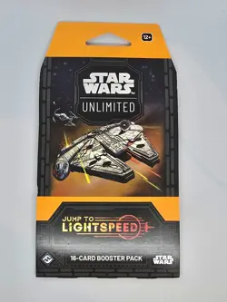 Star Wars Unlimited Jump To Lightspeed 16 Card Booster Pack Sealed Pack New - Image 1