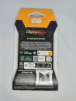 Star Wars Unlimited Jump To Lightspeed 16 Card Booster Pack Sealed Pack New - Image 2