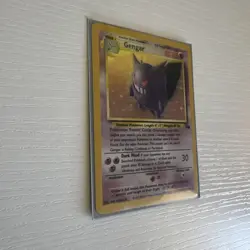 Pokemon TCG Gengar 5/62 Fossil Unlimited Holographic Card LP Condition - Image 2