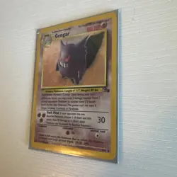 Pokemon TCG Gengar 5/62 Fossil Unlimited Holographic Card LP Condition - Image 3