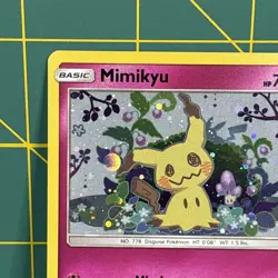 Mimikyu Promo SM163 Team Up Blister Pokemon Card Sun & Moon Holo - Image 4