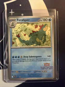 Feraligatr - 213 (Illustration Contest 2024)Scarlet & Violet Promo Cards Regular - Image 1