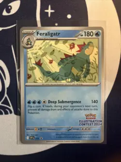 Feraligatr - 213 (Illustration Contest 2024)Scarlet & Violet Promo Cards Regular - Image 2
