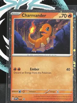 Charmander - 047 (Cosmos Holo) 047 Sv: Scarlet & Violet Promo Cards Holo - Image 1