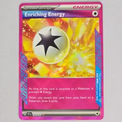 Enriching Energy 191/191 Surging Sparks Holo ACE SPEC Rare Pokemon Card TCG NM - Image 1