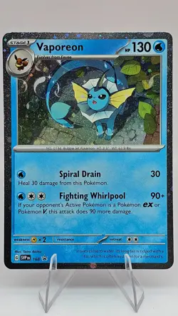 Vaporeon - 168 - SV: Scarlet & Violet Promo Cards (SVP) - (Cosmos Holo) - Image 1