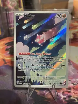 Minior 201/182 Pokemon TCG Paradox Rift Illustration Rare Card NM Condition - Image 1