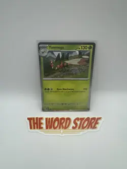 Yanmega SVP187 Scarlet & Violet Black Star Promo Pokemon Card Cosmos Holo - Nm - Image 1