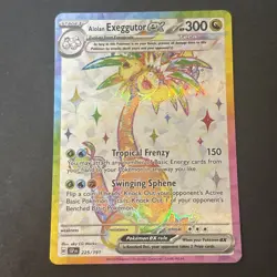 Alolan Exeggutor ex 225/191 Surging Sparks Full Art Ultra Rare Pokemon Card NM - Image 1