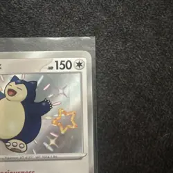 Pokemon TCG S&V Paldean Fates Snorlax Shiny Rare Holo Card 202/091 MINT - Image 3