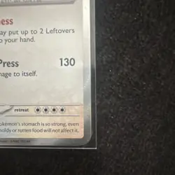 Pokemon TCG S&V Paldean Fates Snorlax Shiny Rare Holo Card 202/091 MINT - Image 5
