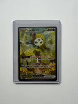 🔥Meloetta EX 167/086 SIR Black Bolt Scarlett & Violet Pokemon Card - Near Mint - Image 1