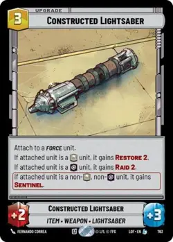 Constructed Lightsaber (Foil) (Star Wars Unlimited) Foil - Image 1