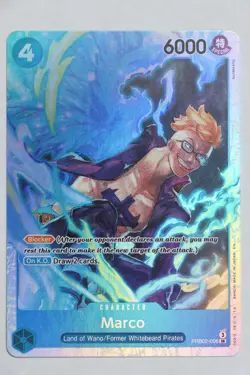 One Piece Card Game Marco PRB02-008 SR English - Image 1