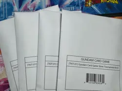 4x Gundam Card Game Store Tournament Kit 01 1 Winner 8 Partecipant Sealed - Image 1