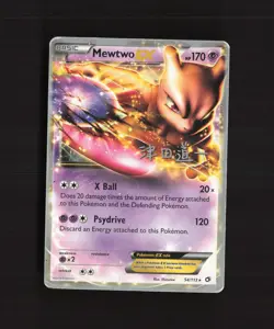 Mewtwo EX 54/113 2014 World Championship Ultra Rare Pokemon Card DMG - Image 1