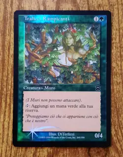 MTG ITALIAN FOIL Vine Trellis - Mercadian Masques Magic Card #285 - Image 1