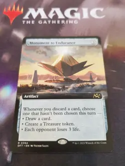Mtg. Monument to Endurance. Extended Art. Aetherdrift. Pack Fresh - Image 1