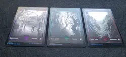 Midnight Hunt Foil full art land lot of 3. Swamp/Forest/Mountain - Image 2