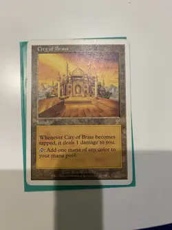 Magic the Gathering MTG Ungraded Raw: City of Brass - 7th Edition - Image 1