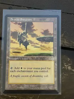 Serra's Sanctum Urza's Saga Regular Lightly Played - Image 1