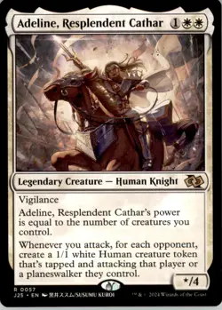 Adeline, Resplendent Cathar (Anime) R Foundations Jumpstart 57 NM - Image 1