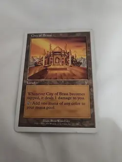 City of Brass - LP - 7th Edition - MTG - Image 1
