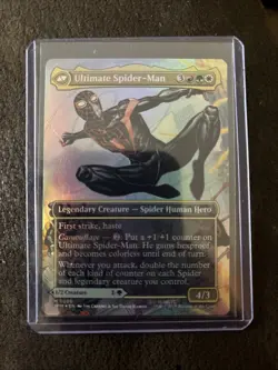 Borderless Foil Miles Morales/ Ultimate spider-Man, Magic. FOIL - Image 1