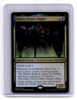 Phyrexia: All Will Be One #219 Venser, Corpse Puppet - Image 1