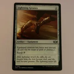 Lightning Greaves Commander: Tarkir: Dragonstorm Regular - Image 1