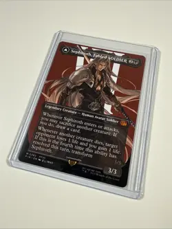 Sephiroth, Fabled SOLDIER (Borderless) MtG Final Fantasy Regular FIN0382 - Image 2
