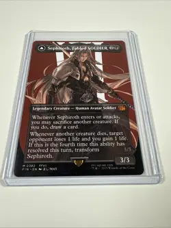 Sephiroth, Fabled SOLDIER (Borderless) MtG Final Fantasy Regular FIN0382 - Image 4