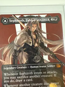Sephiroth, Fabled SOLDIER (Borderless) MtG Final Fantasy Regular FIN0382 - Image 5