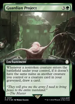 [MTG] Guardian Project (Surge Foil) (Extended Art) (0997) (PIP) NM - Image 1
