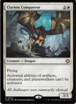 Clarion Conqueror R Tarkir: Dragonstorm 5 NM Normal MTG - Image 1
