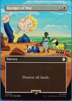 Ravages of War (Borderless) Fallout MINT Extended / Full Art (502989) ABUGames - Image 1