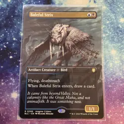 Baleful Strix (REGULAR) x1 - MTG Bloomburrow Commander BLC #86 - Image 1