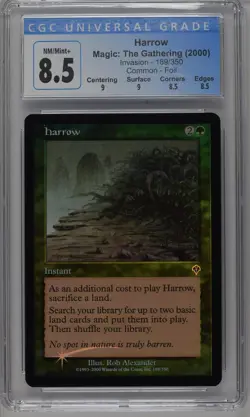 HARROW Invasion Foil C CGC 8.5 Q++ MTG [Nostalgium] - Image 1