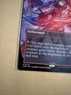 MTG Sneak Attack WOT 0079 M NM Regular Anime Borderless - Image 3
