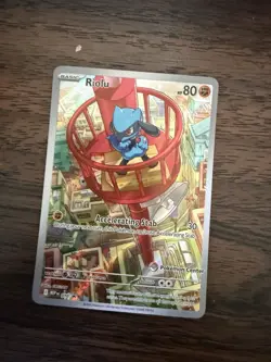 Riolu Pokemon Center Stamped Promo 010 NM - Image 1
