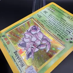 Pokemon TCG Nidoking Base Set Holo Unlimited Rare Card 11/102 LP Condition - Image 3