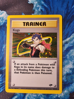 Koga - Gym Challenge 19/132 Rare Holo Pokemon TCG (LP) - Image 1