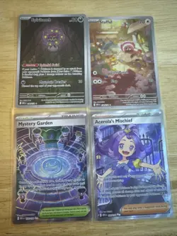 Pokemon Mega Evolution Lot Of 4 2 Trainers And 2 Illustration Rares - Image 1