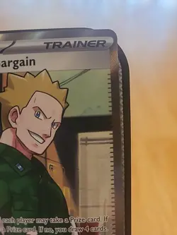 Pokemon TCG Mega Evolution Lt. Surge's Bargain Full Art Trainer 170/132 NM Mint - Image 4