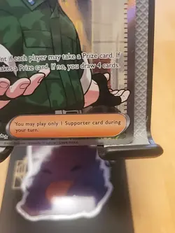 Pokemon TCG Mega Evolution Lt. Surge's Bargain Full Art Trainer 170/132 NM Mint - Image 5
