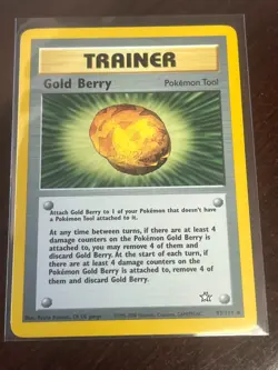 Pokemon Trainer Gold Berry 93/111 Neo Genesis Regular - Image 1