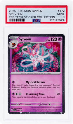2025 Pokemon Scarlet and Violet Promos Sylveon PSA 9 - Image 1