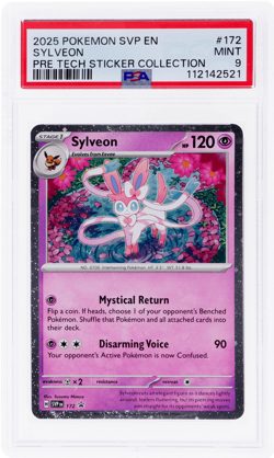 2025 Pokemon Scarlet and Violet Promos Sylveon PSA 9 - Image 1