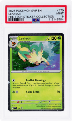 2025 Pokemon Scarlet and Violet Promos Leafeon PSA 9 - Image 1